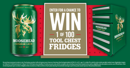 Moosehead Tool Chest Fridge Sweepstakes