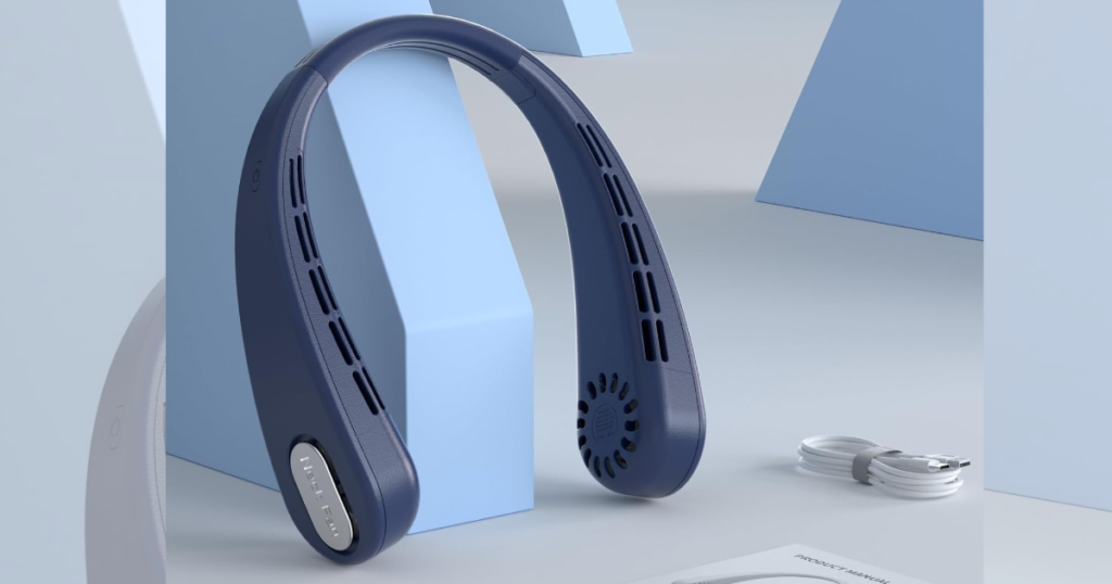 Portable Neck Fan Hands Free Bladeless Personal Fan