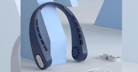 Portable Neck Fan Hands Free Bladeless Personal Fan