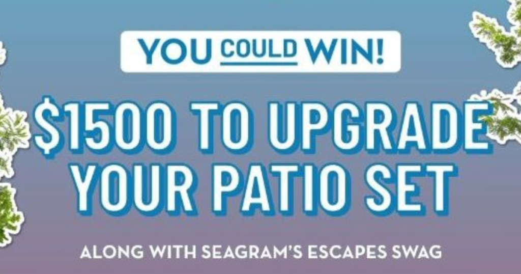 Seagrams Escapes Make Your Patio Pop Sweepstakes