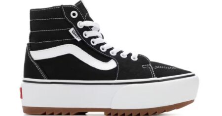 black and white VANS sneaker