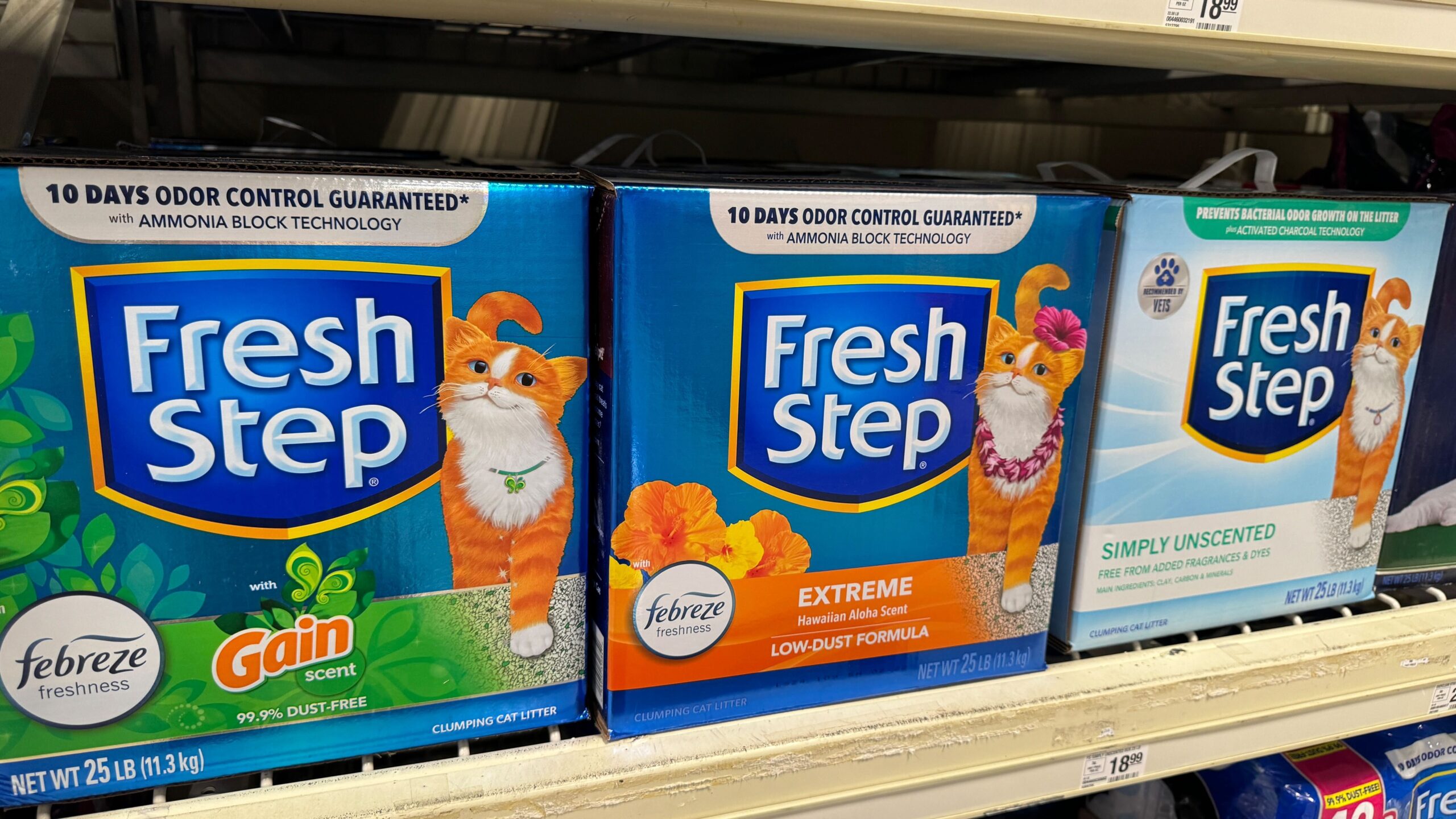 Fresh Step Clumping Cat Litter 32lb Box Only $10.xx Shipped on Amazon