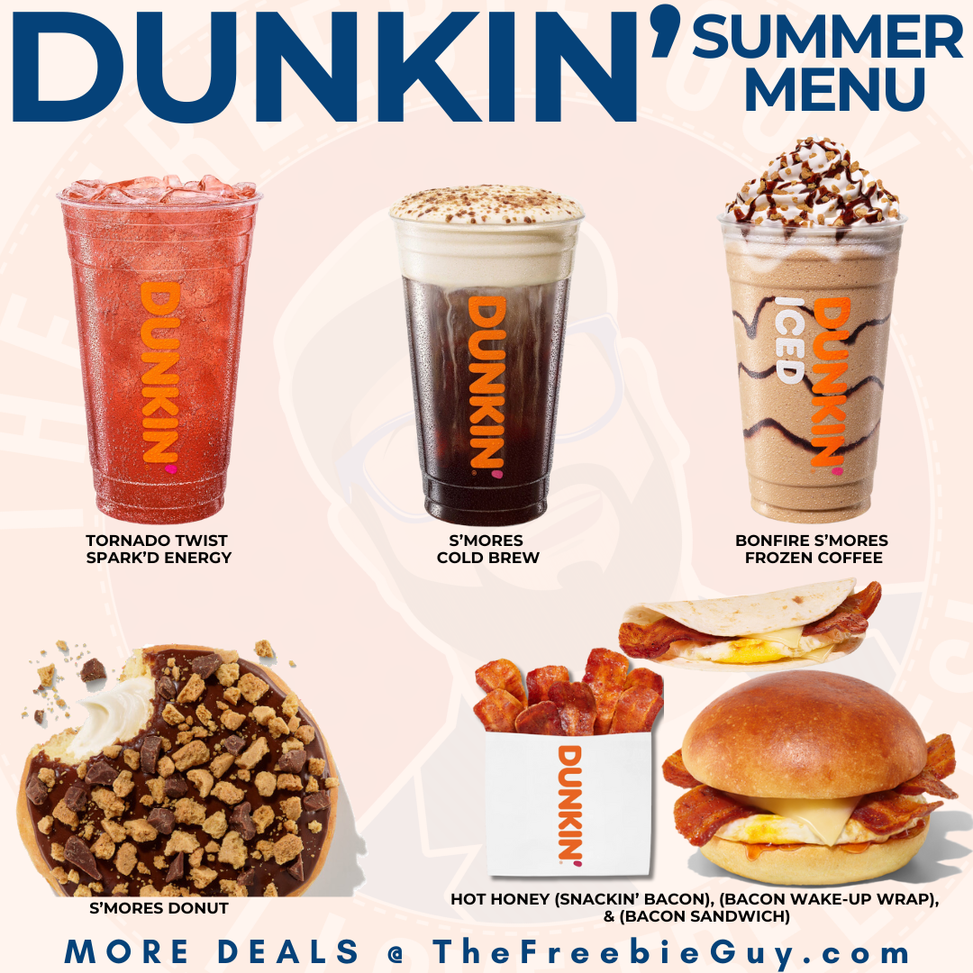Dunkin Summer Menu 2 Dunkin Summer Menu 2