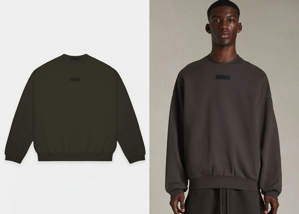 Fear of God Essentials Ink Crew Neck Sweatshirt