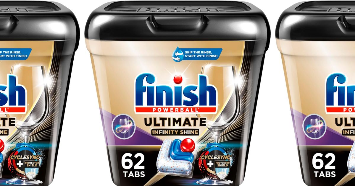 Finish Ultimate Plush Infinity Shine 62-Count Only $12.83 Shipped on ...