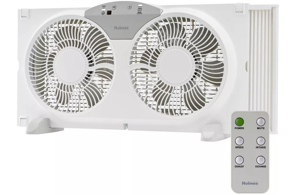 window fan with remote