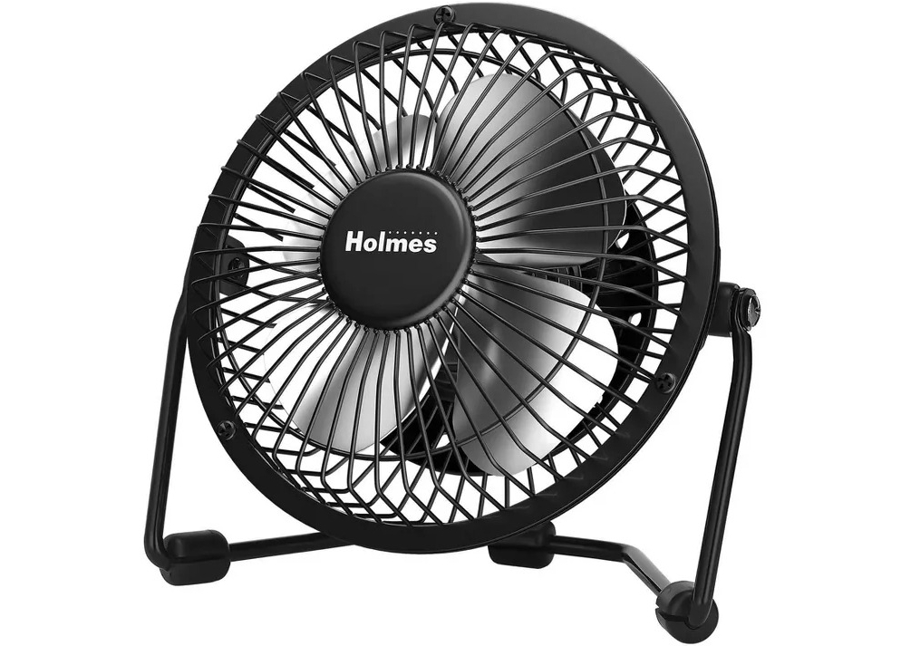 black desk fan
