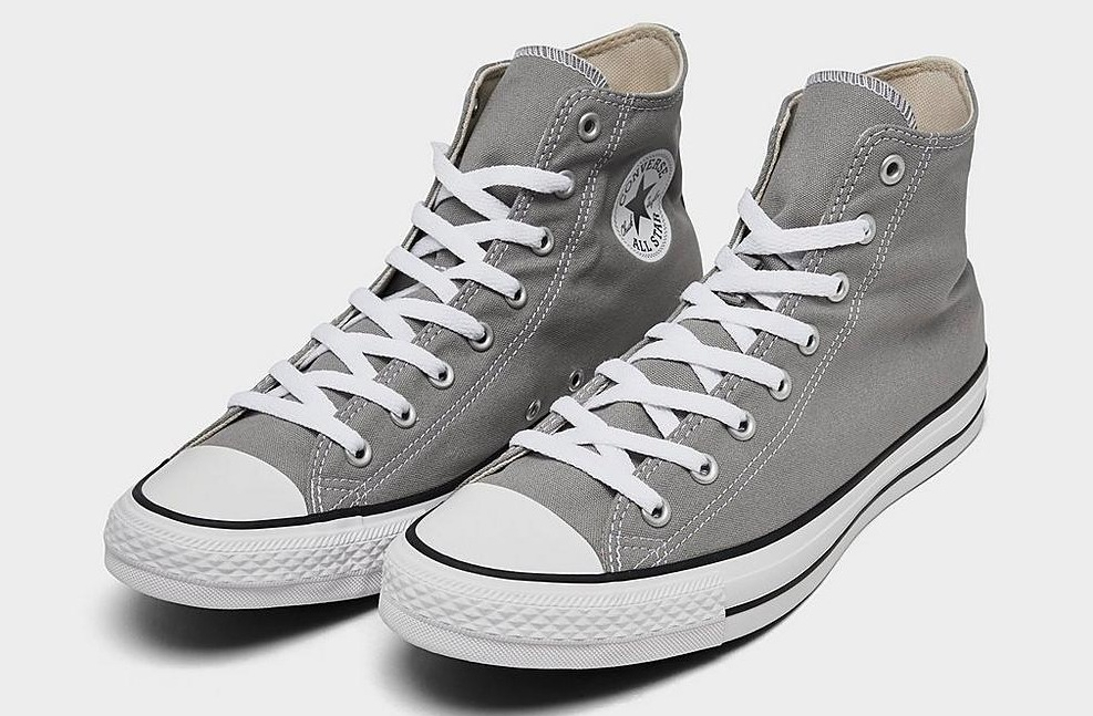 grey Converse shoes