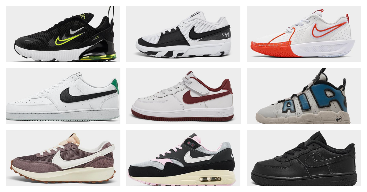 cheap nike shoes finish line