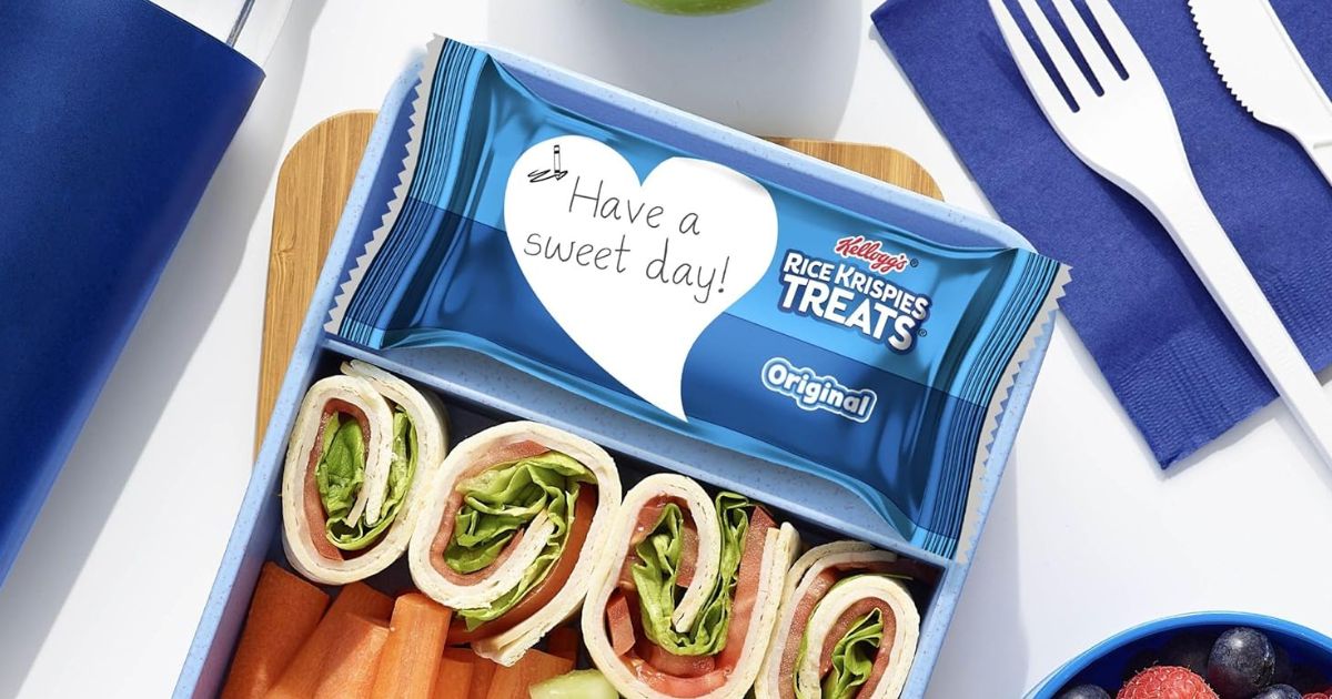 Rice Krispies Treats Rice Krispies Treat in a lunchbox