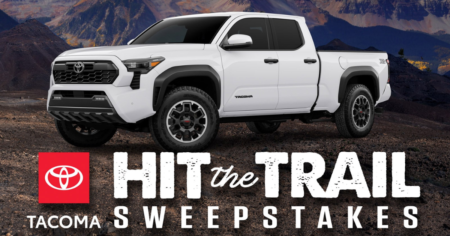The Toyota Tacoma Hit the Trail Sweepstakes