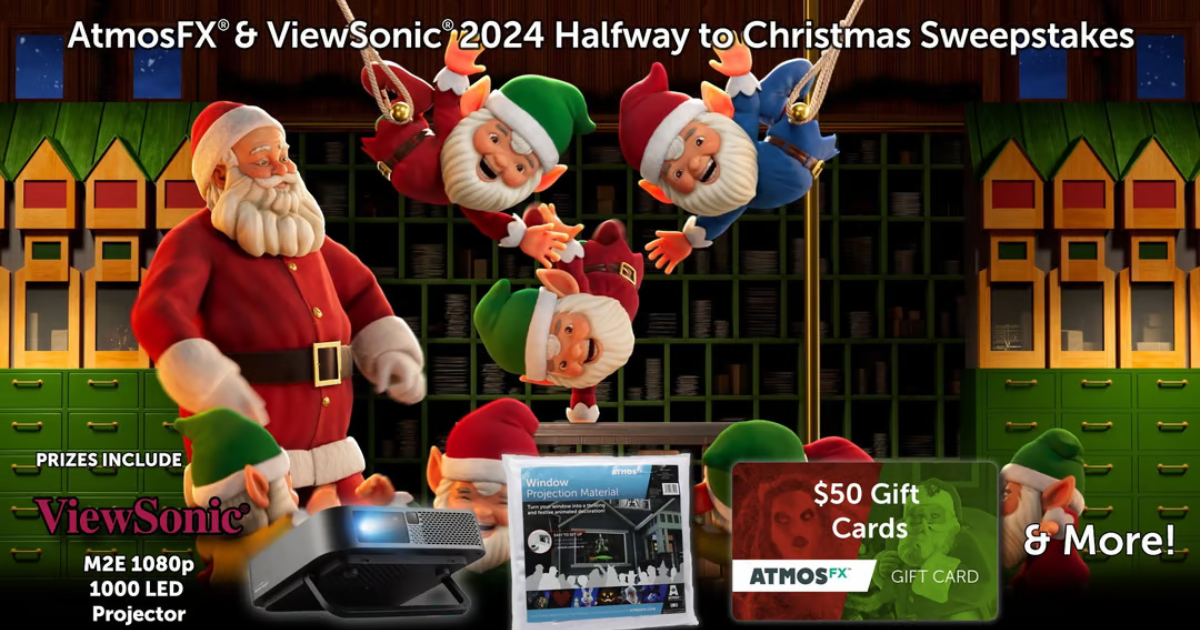 Viewsonic & Atmosfx 2024 Halfway To Christmas Sweepstakes - The Freebie 