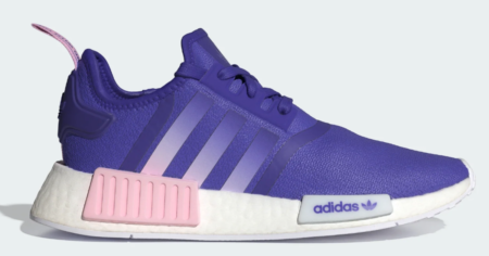 adidas nmd r violet sneakers