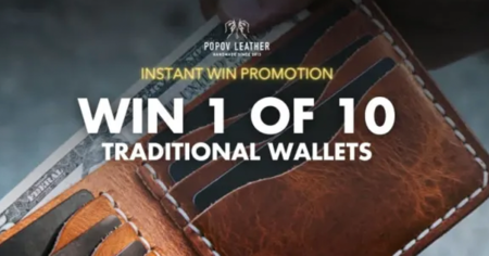 poplove leather wallet