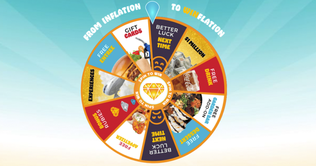 ruby tuesday spin to win