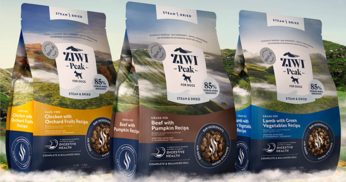 Apply to try ZIWI Steam Dried Dog Food for Free!