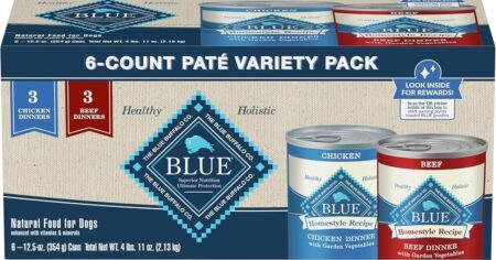 case of Blue Buffalo dog food