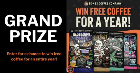 Bones Coffee Win Free Coffee For A Year Giveaway