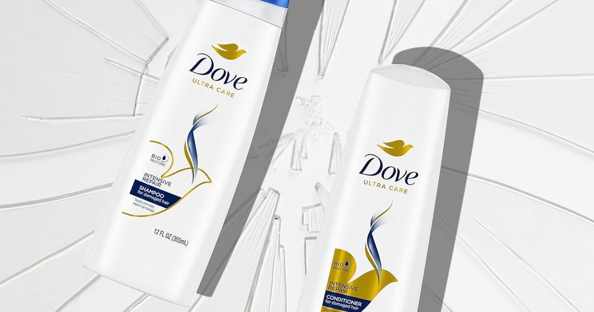 Dove shampoo and conditioner