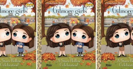 row of Gilmore Girls Little Golden Books