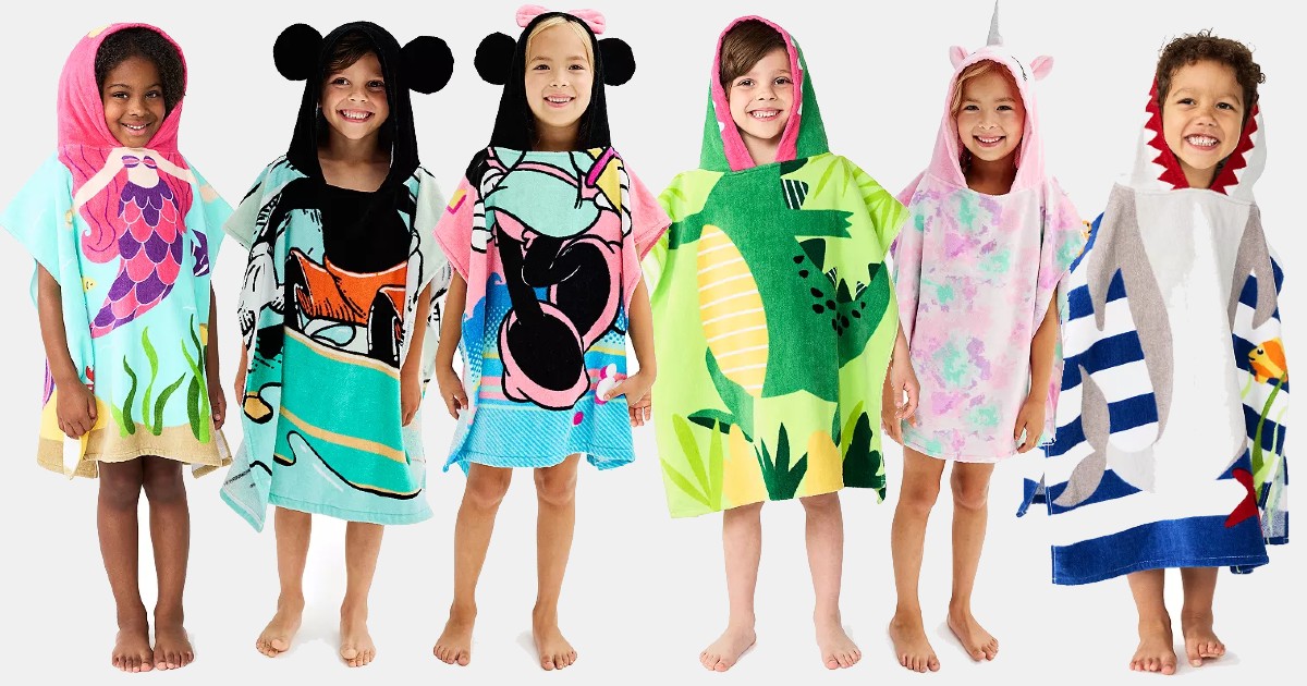 Hooded Towel Poncho by The Big One Kids as Low as $4.38 at Kohl's (Reg ...