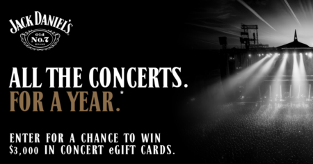 Jack Daniel’s Concerts for a Year Sweepstakes
