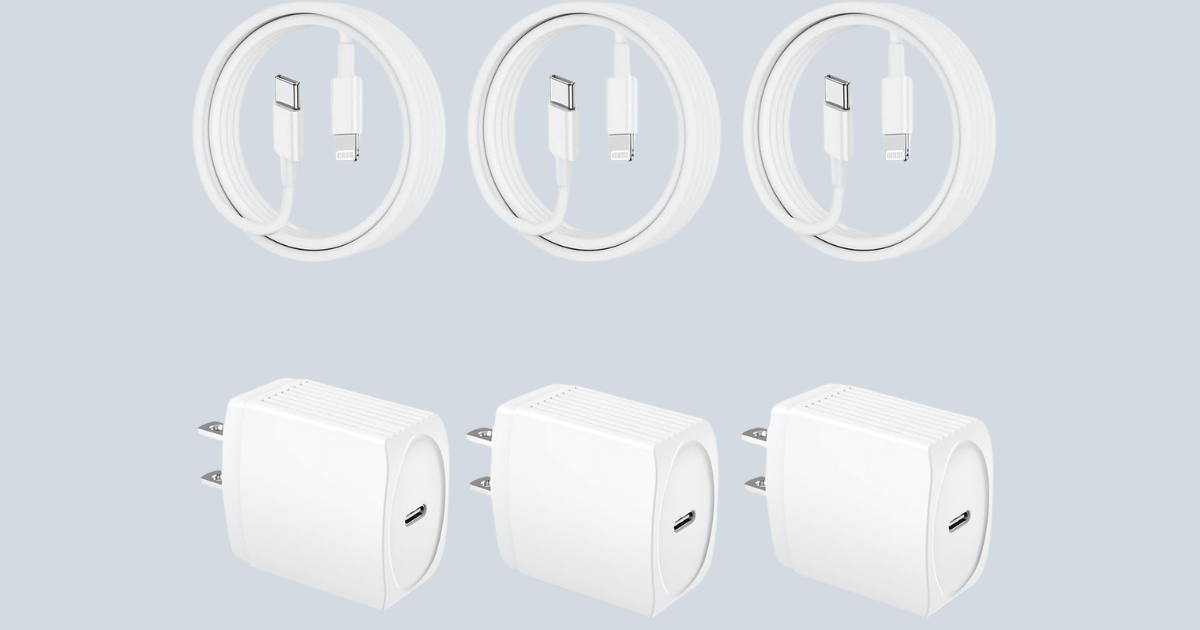 Lightning Cable and Charger Bundle Lightning Cable and Charger Bundle