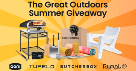 Ooni Tupelo Goods Rumpl and Butcherbox Great Summer Outdoors Giveaway