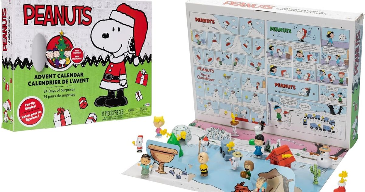 Peanuts Advent Calendar Only $12 94 (Reg $50) The Freebie Guy® ️️️