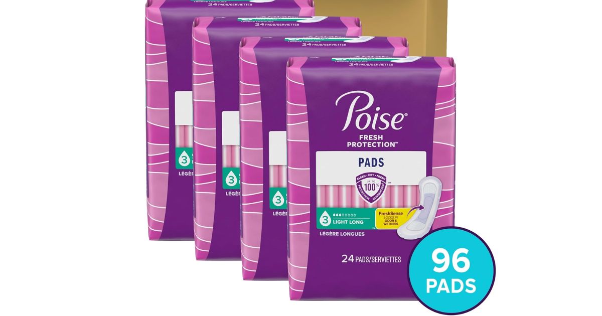 Poise Pads packs of Poise pads