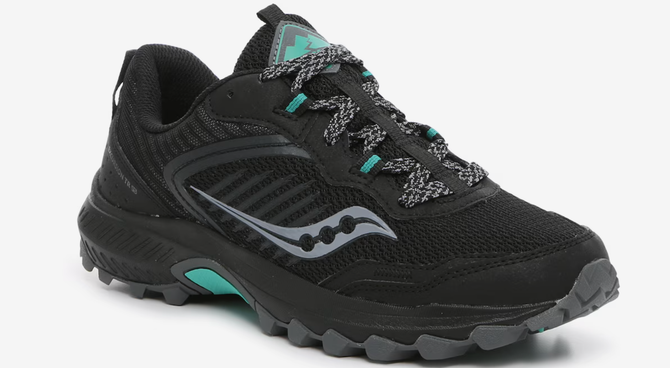 black Saucony sneaker