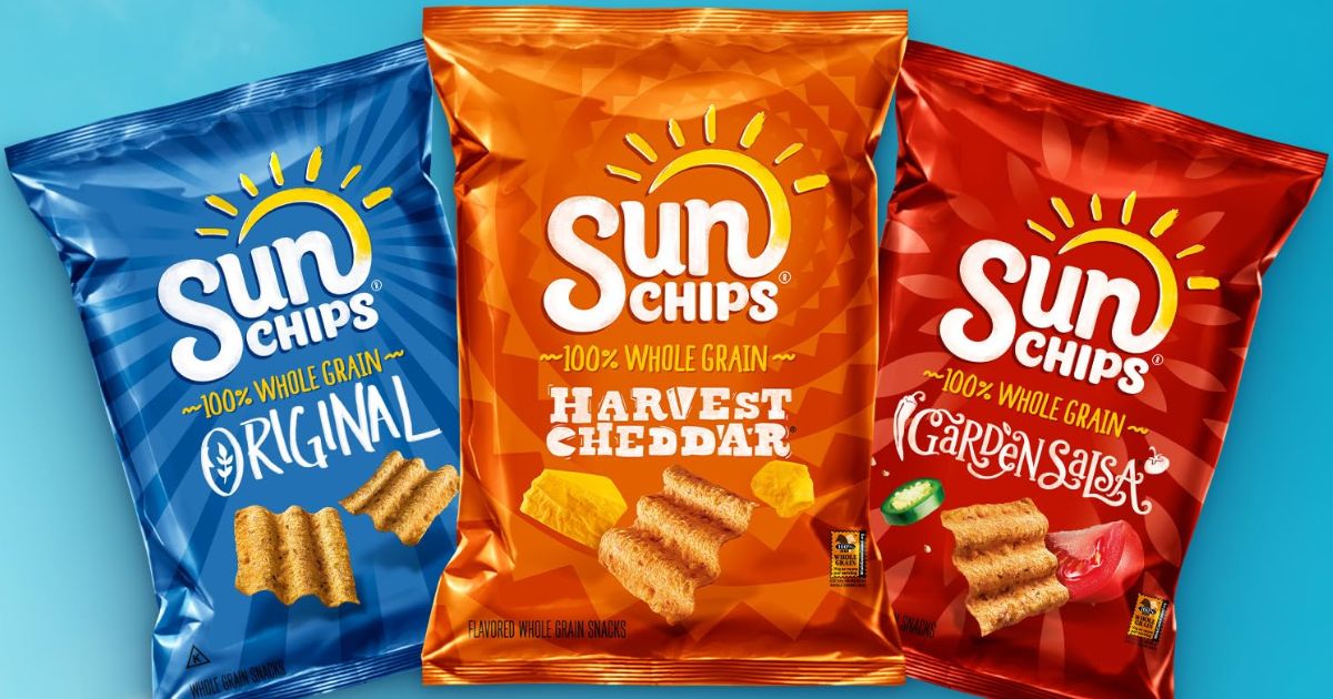Sunchips Variety Pack three bags of Sunchips