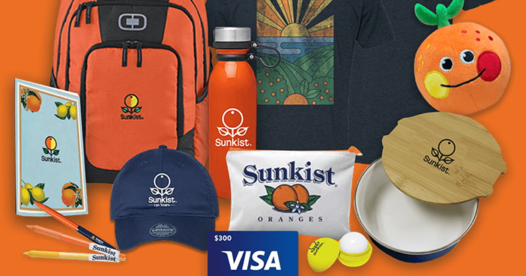 Sunkist Back to School Sweepstakes