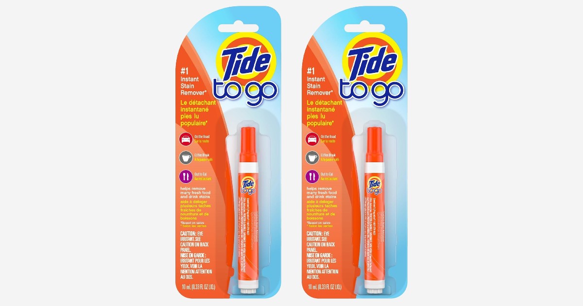 Two Tide To Go Stain Remover Pen Only 4.15 on Amazon (Reg. 10) The