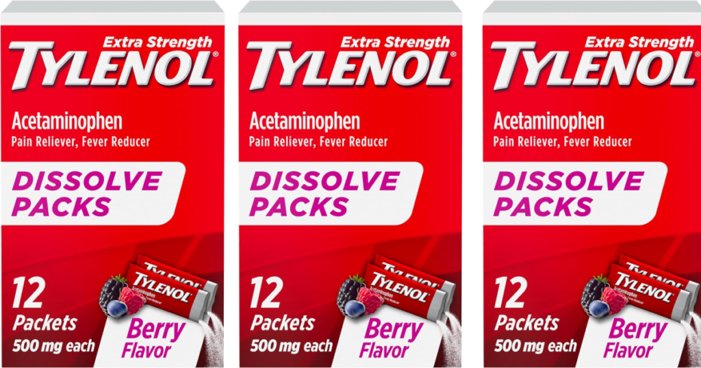 Tylenol Dissolve Packs
