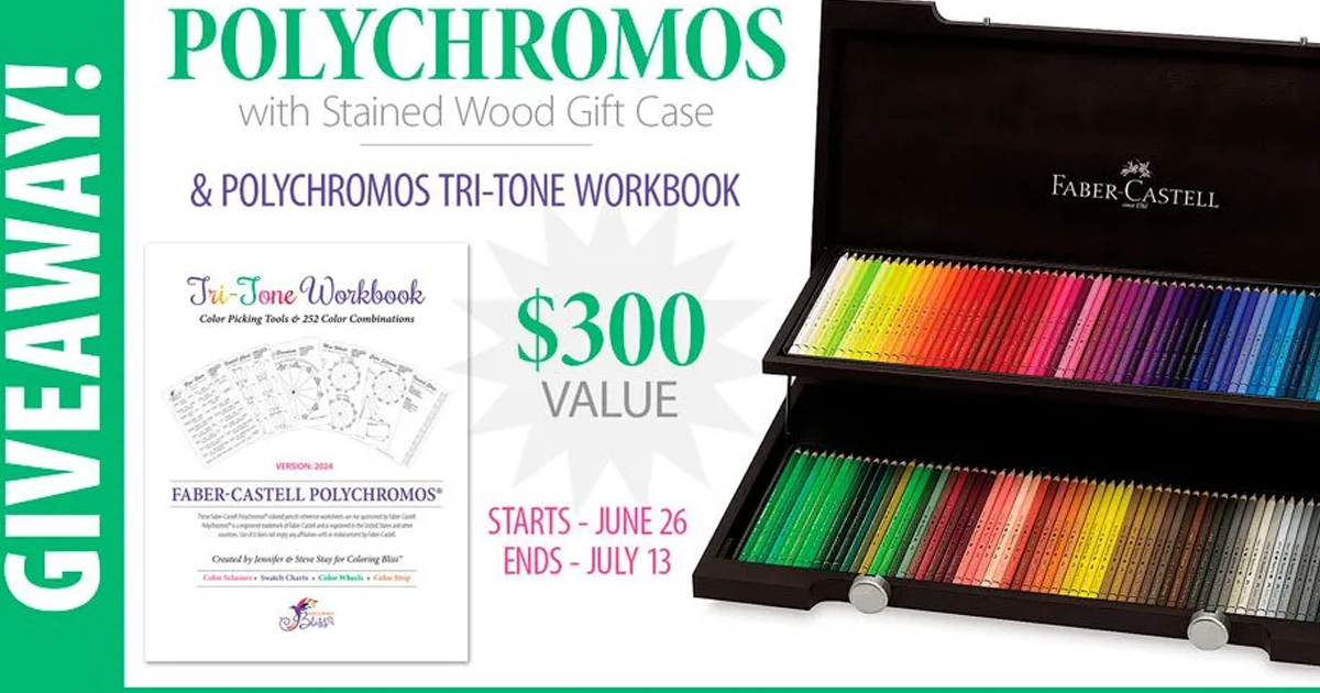 Ultimate POLYCHROMOS Colored Pencils Giveaway The Freebie Guy®