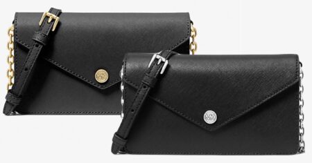 michael kors saffiano envelope bag