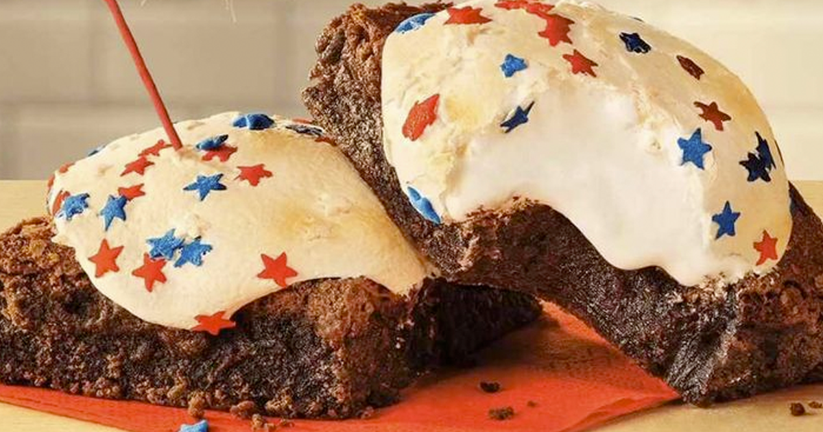 star spangled brownie