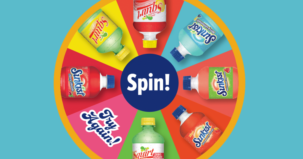 sunkist spin to win