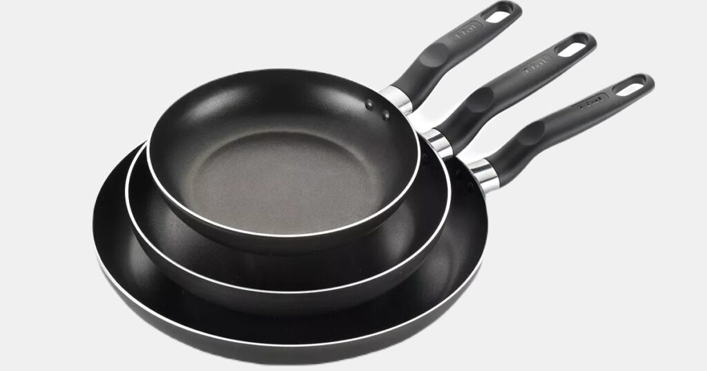 t fal 3pc fry pan