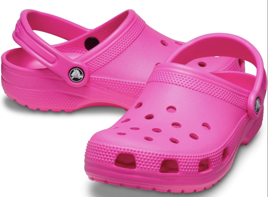 pink Crocs