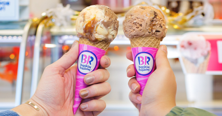 Free Single Scoop Of Ice Cream At Baskin Robbins