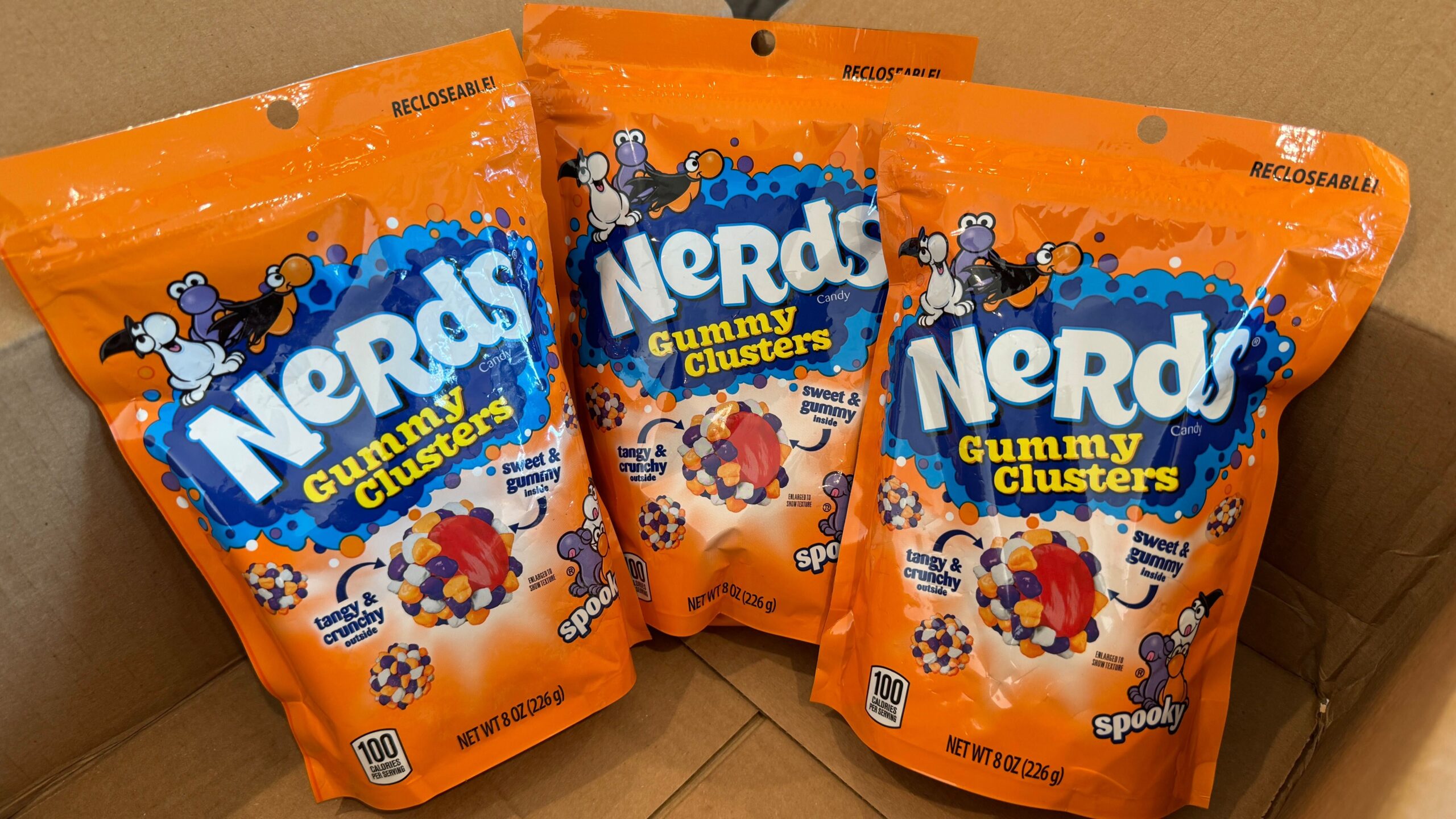 Halloween Nerds gummy clusters 