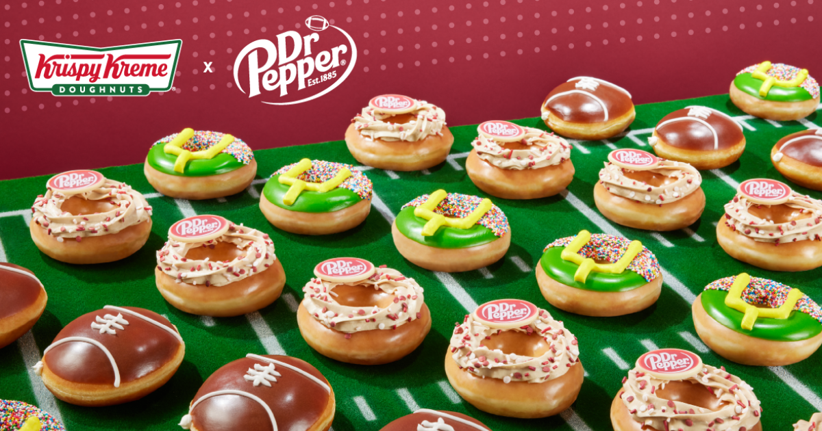 Krispy Kreme X Dr Pepper Kickoff Collection