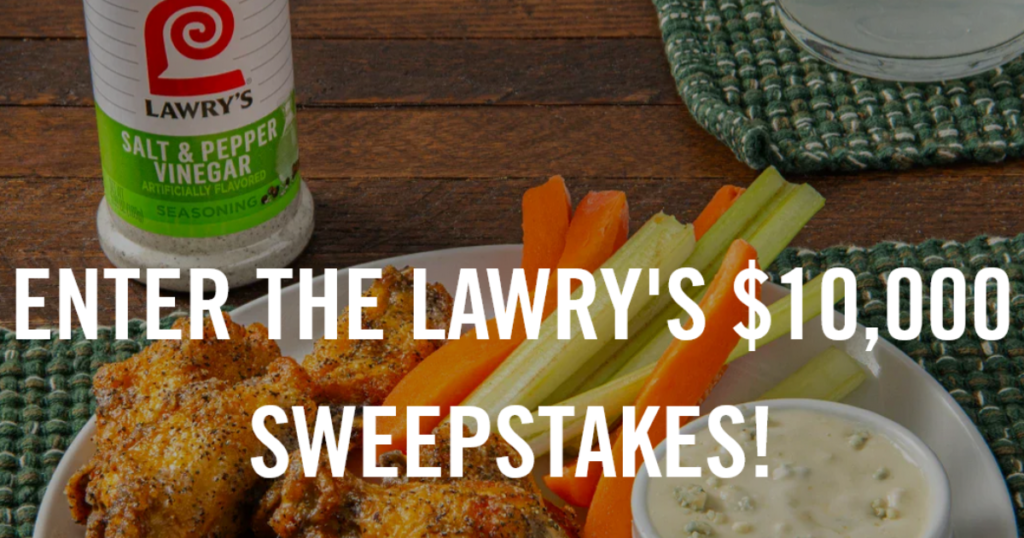 Lawry’s $10 000 Sweepstakes