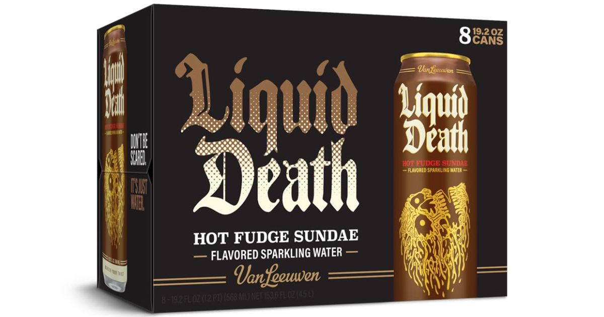 Liquid Death Sparkling Water case