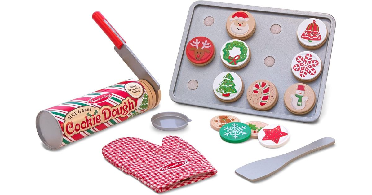 Melissa & Doug cookie set with oven mitt