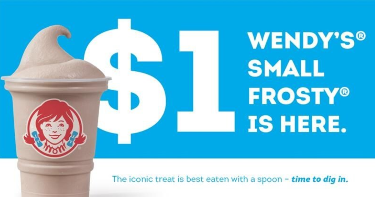 Wendy s $1 Frosty Deal