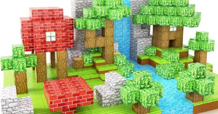 magnetic building block
