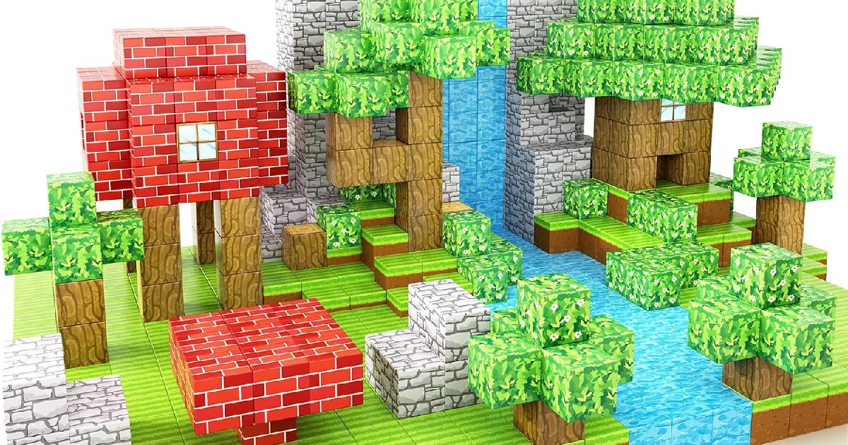 magnetic building block